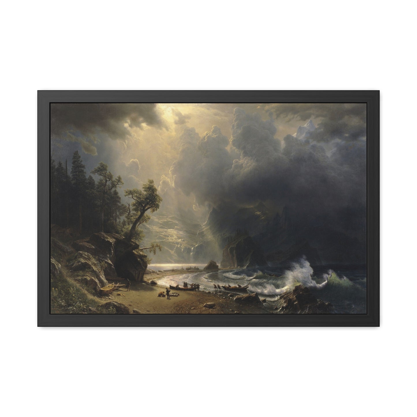 Puget Sound on the Pacific Coast - Framed Print