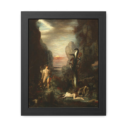 Hercules and the Lernaean Hydra - Framed Print