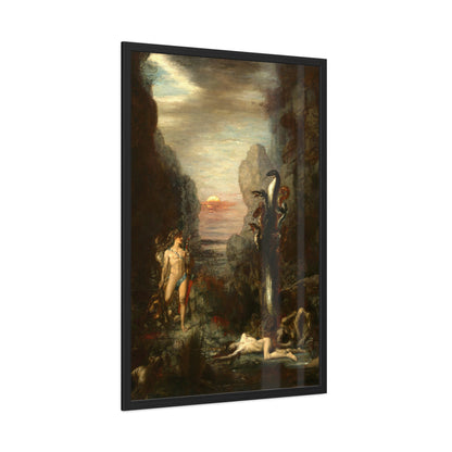 Hercules and the Lernaean Hydra - Framed Print