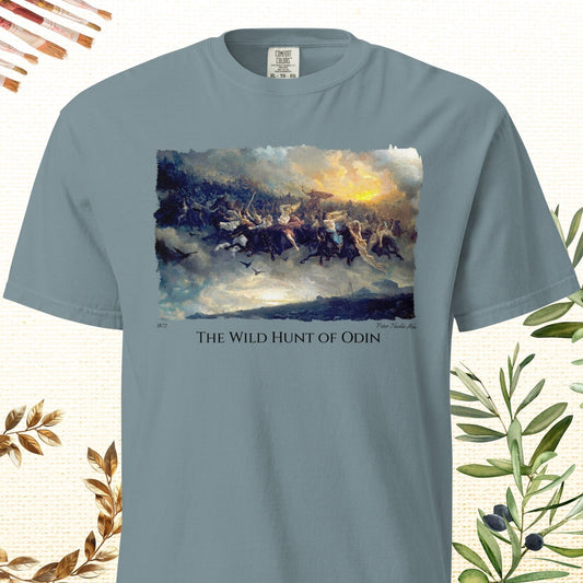 The Wild Hunt of Odin - Fine Art T-Shirt