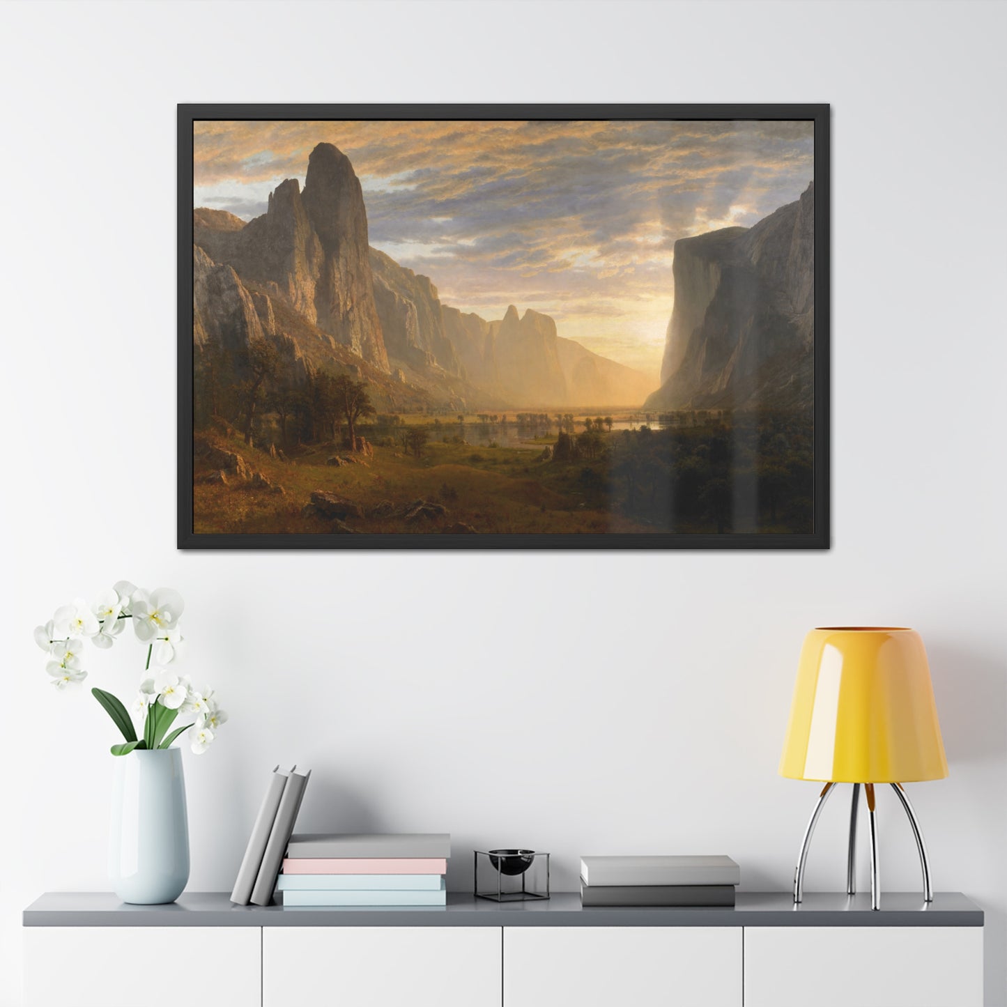 Looking Down Yosemite Valley - Framed Print