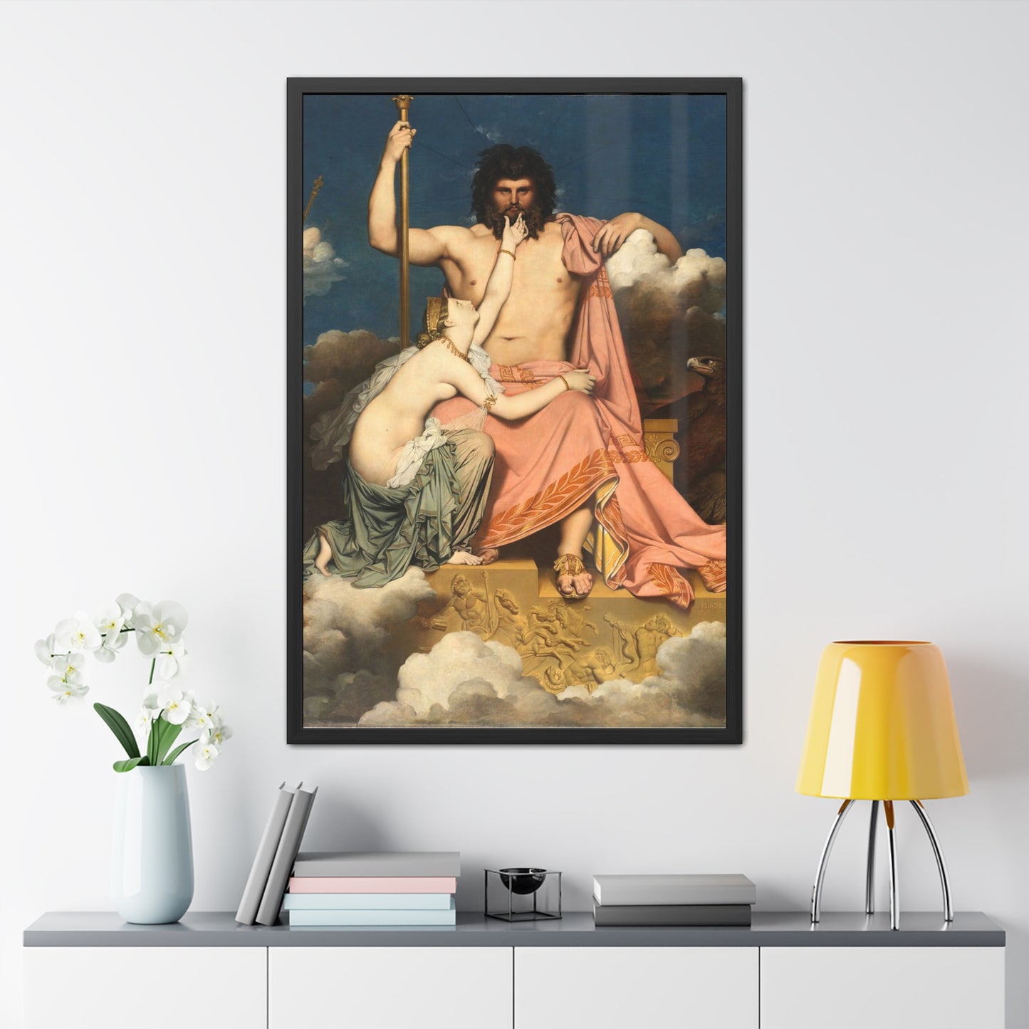 Jupiter and Thetis - Framed Print