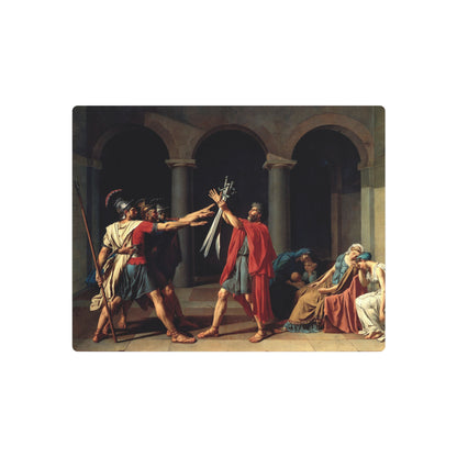 The Oath of the Horatii - Metal Print