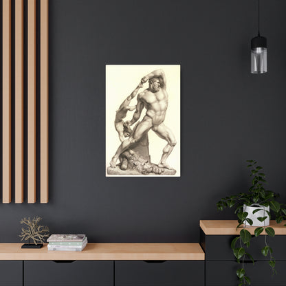 Hercules and Lichas - Metal Print