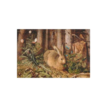 A Hare in the Forest - Metal Print