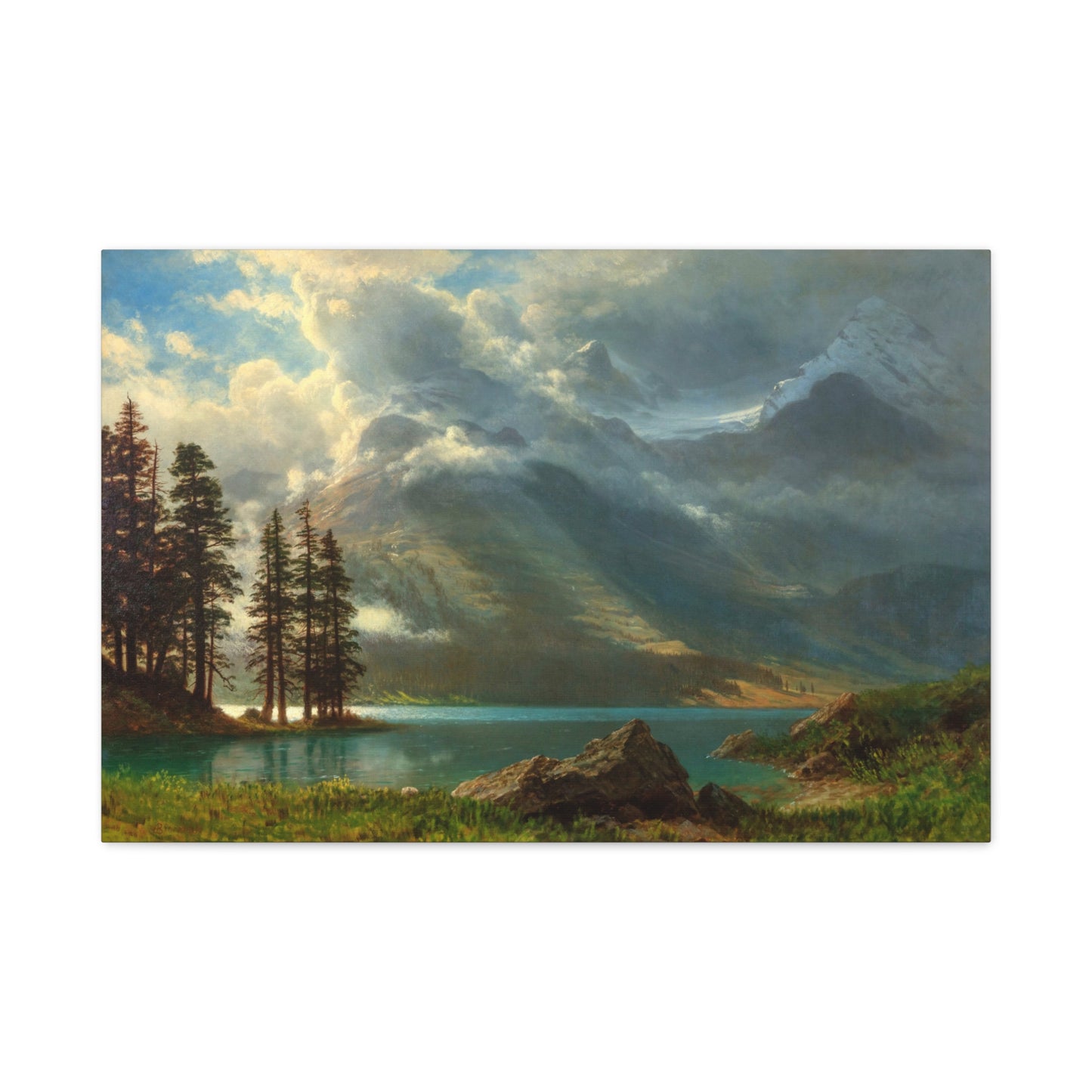Scenery in the Grand Tetons - Canvas Wrap