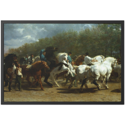 The Horse Fair - Framed Print