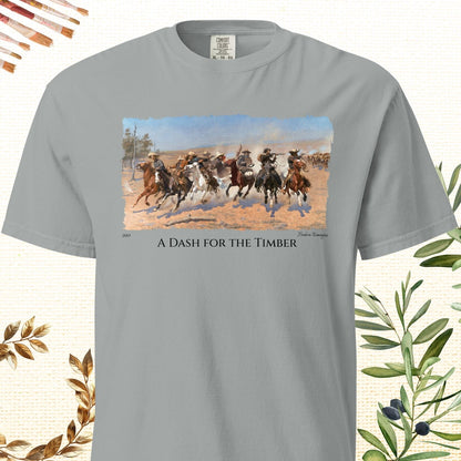 A Dash for the Timber - Fine Art T-Shirt