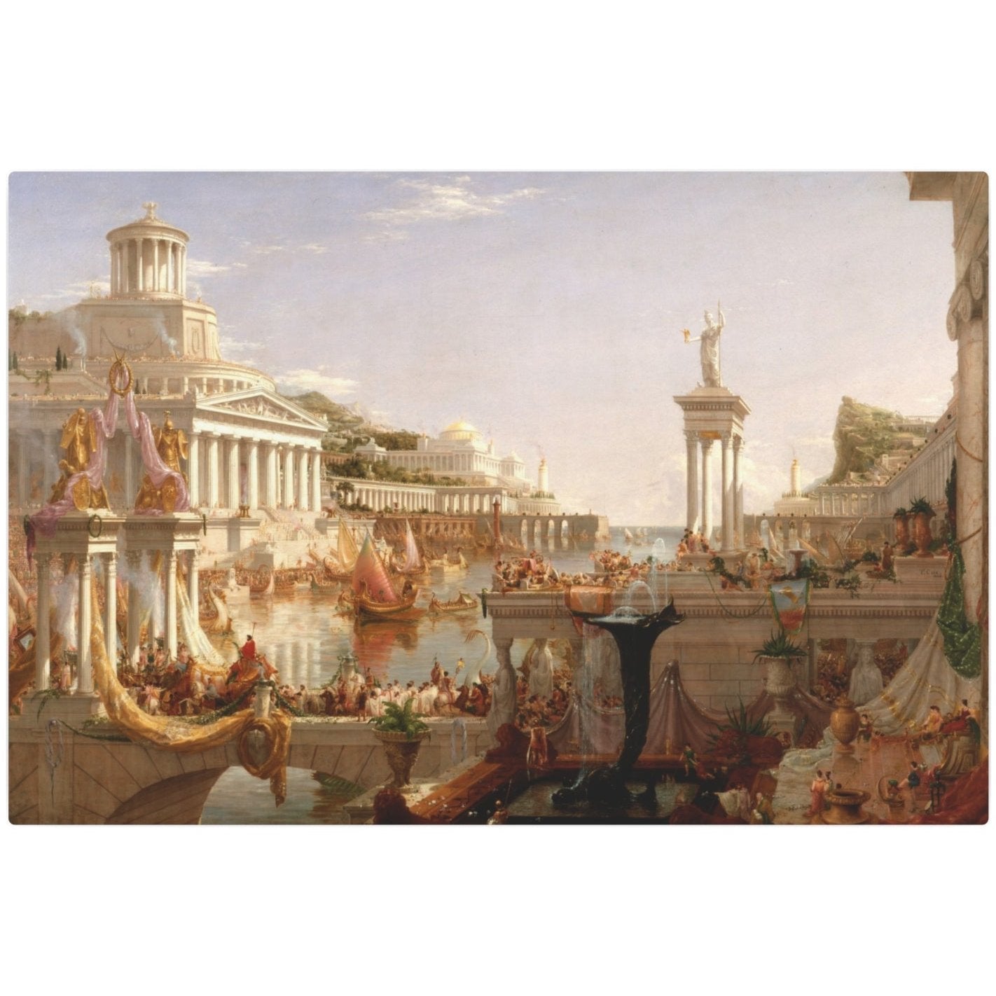 The Course of Empire, The Consummation - Metal Print