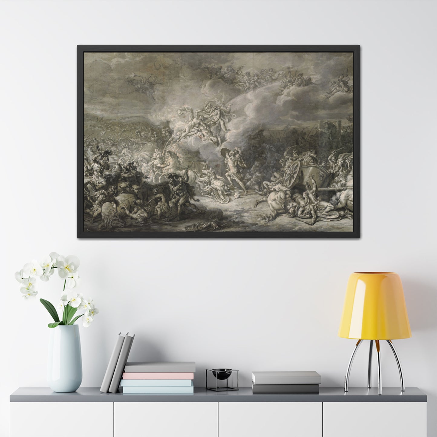 The Combat of Diomedes - Framed Print