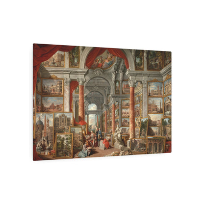 Picture Gallery with Views of Modern Rome - Metal Print