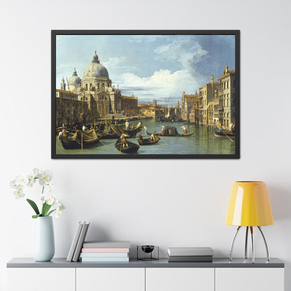 The Entrance to the Grand Canal, Venice - Framed Print