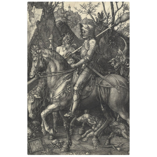 Knight, Death, and the Devil - Metal Print