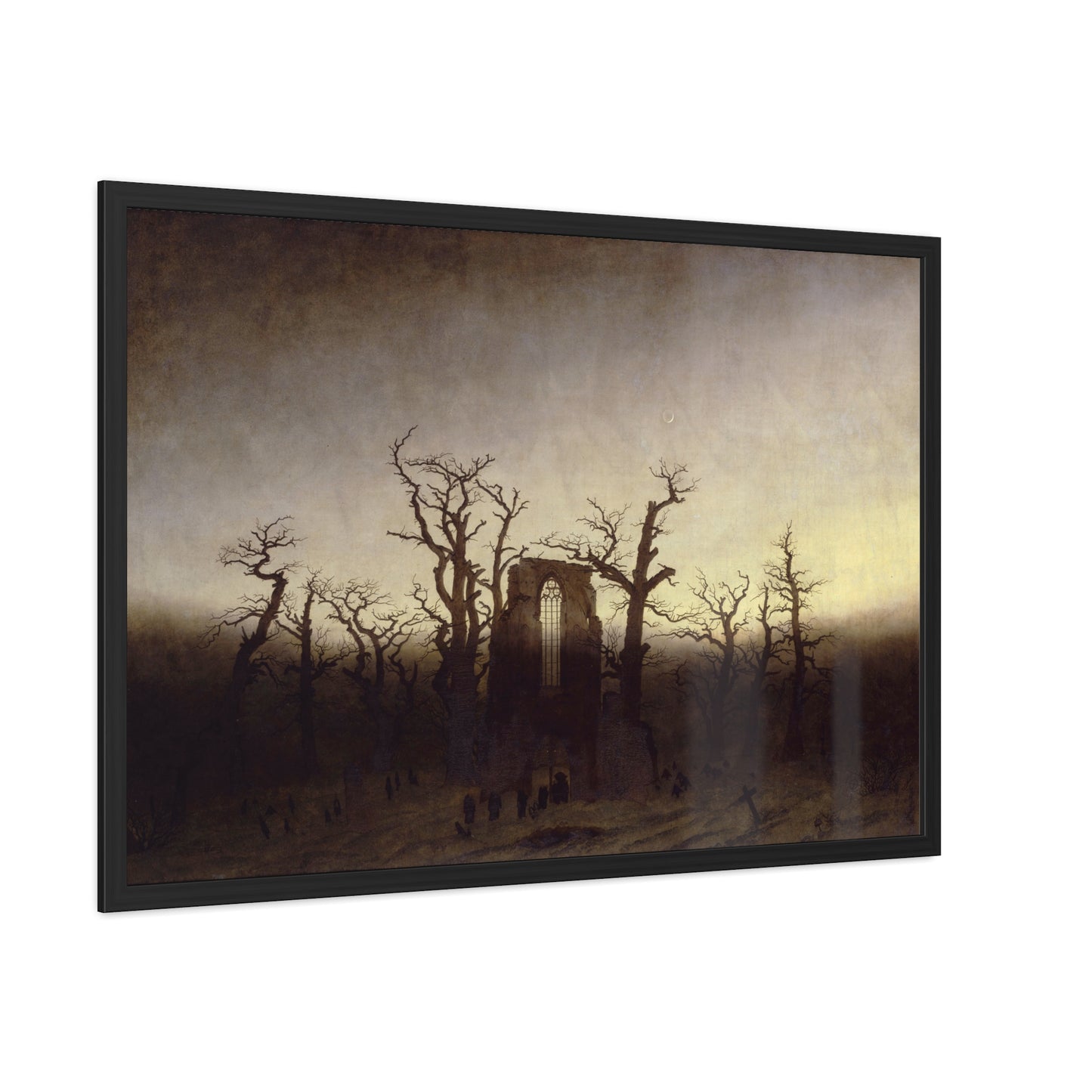 The Abbey in the Oakwood - Framed Print