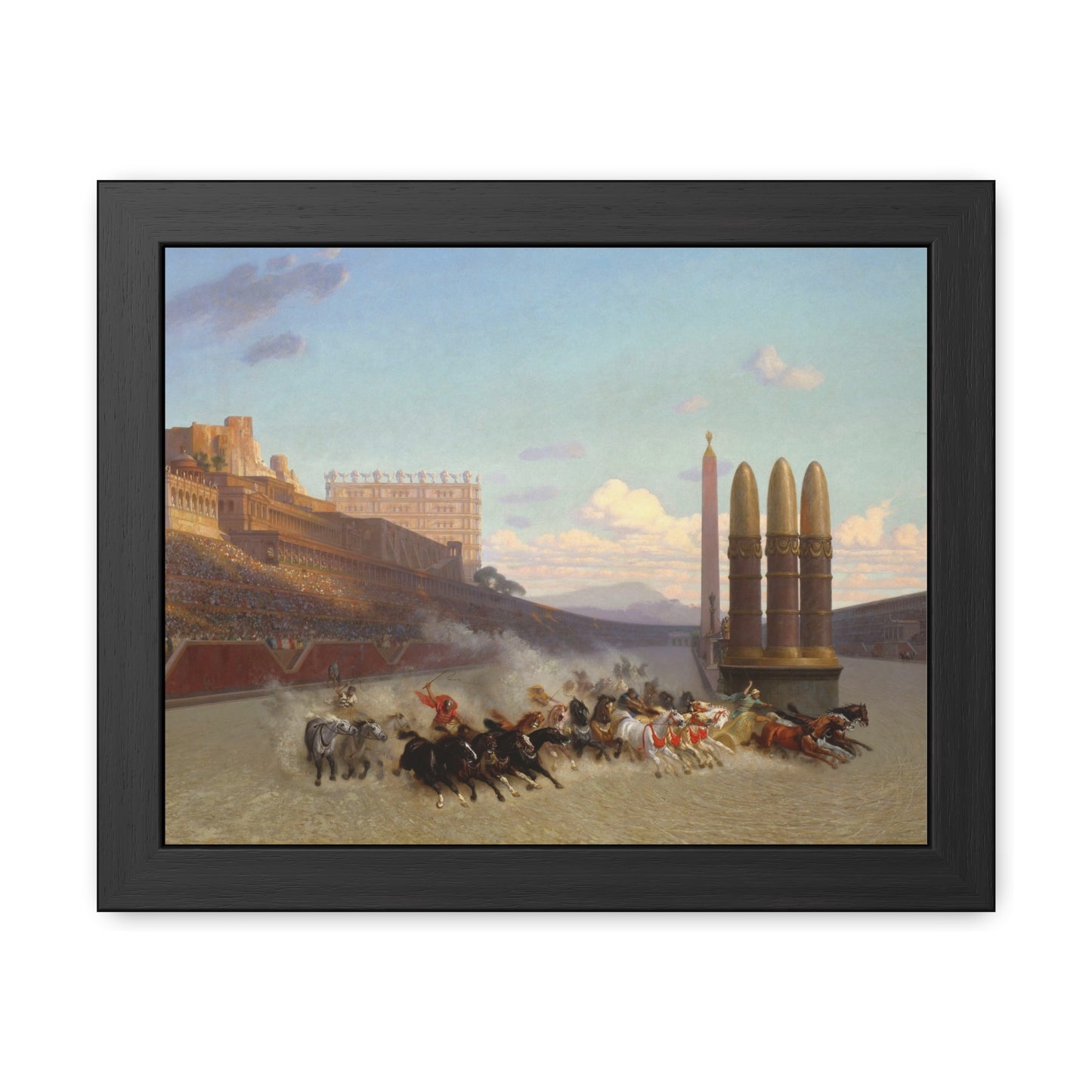 Chariot Race - Framed Print