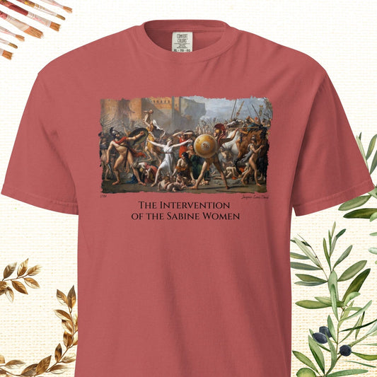 The Intervention of the Sabine Women - Fine Art T-Shirt