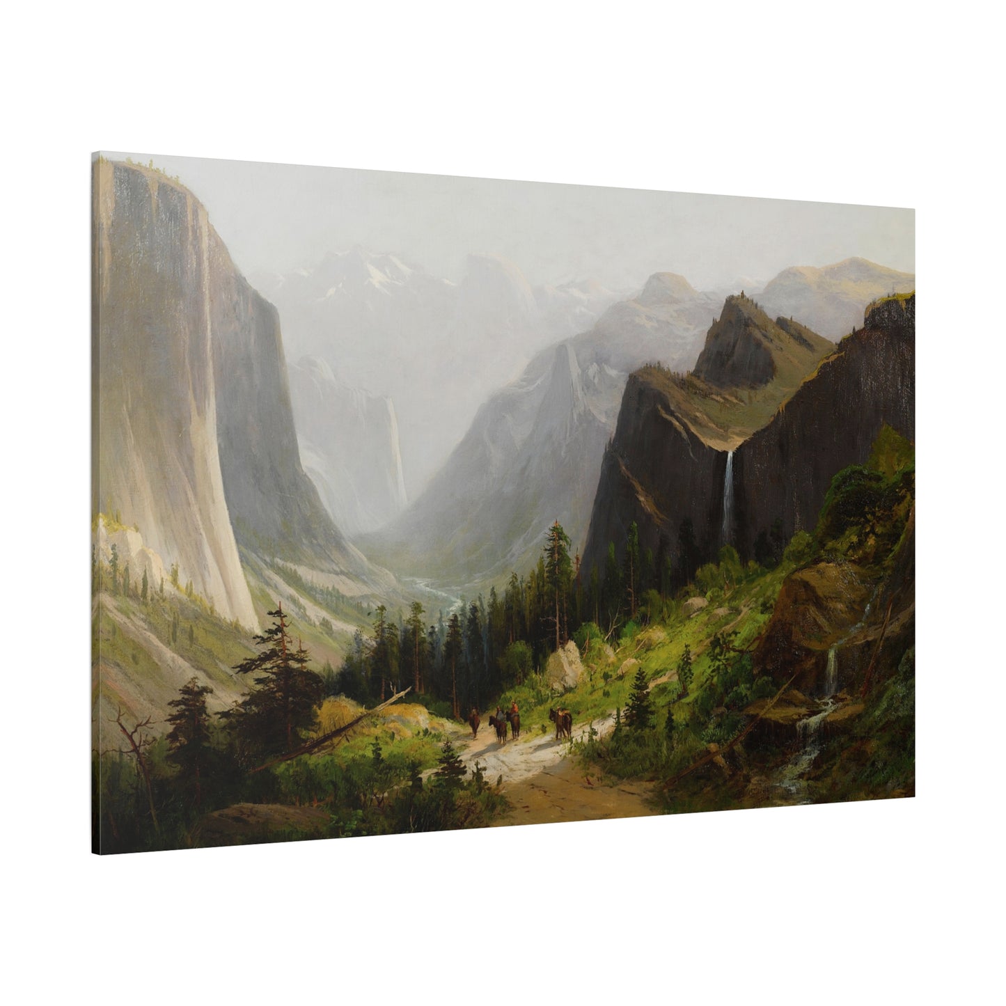 Yosemite Valley, California from the Artist's Point - Canvas Wrap