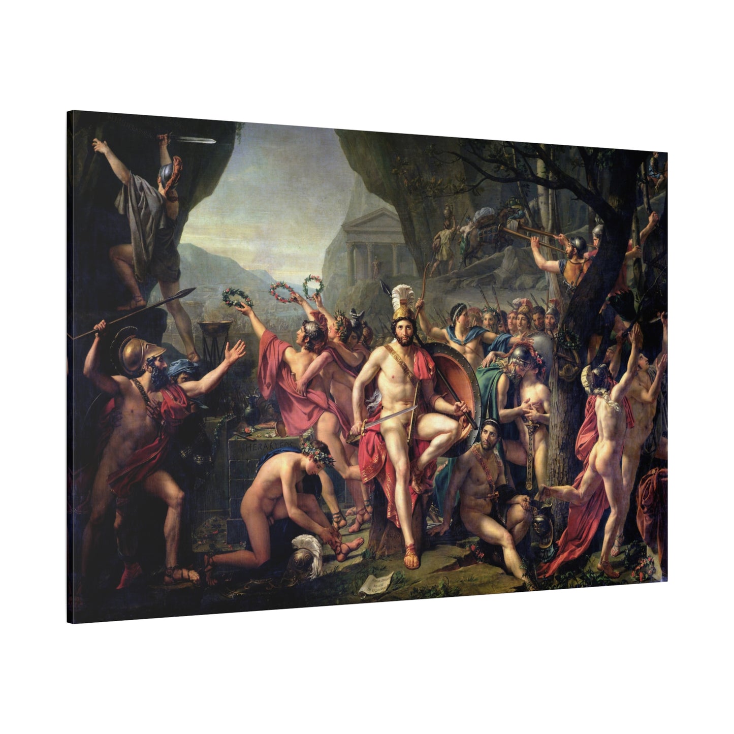Leonidas at Thermopylae - Canvas Wrap