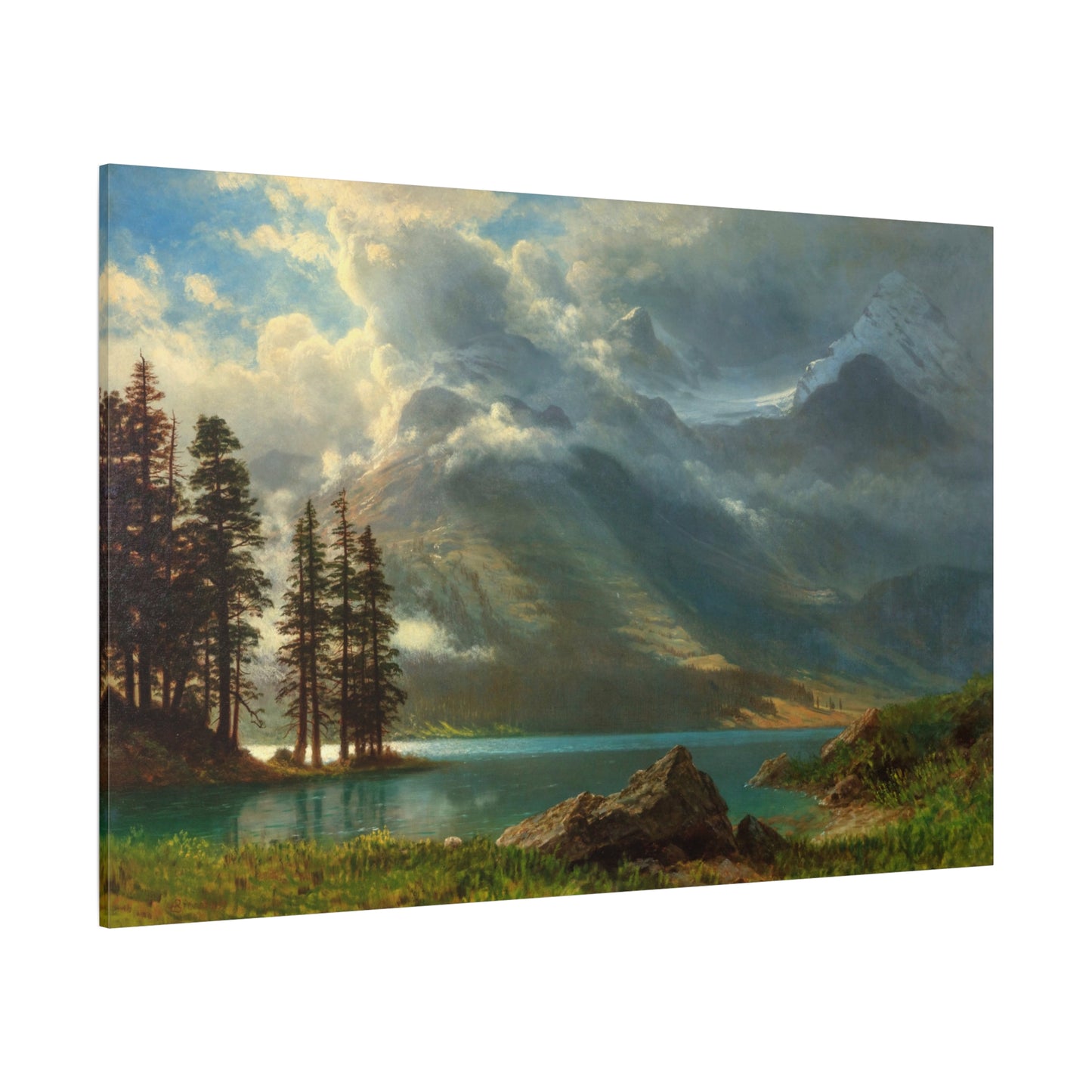 Scenery in the Grand Tetons - Canvas Wrap