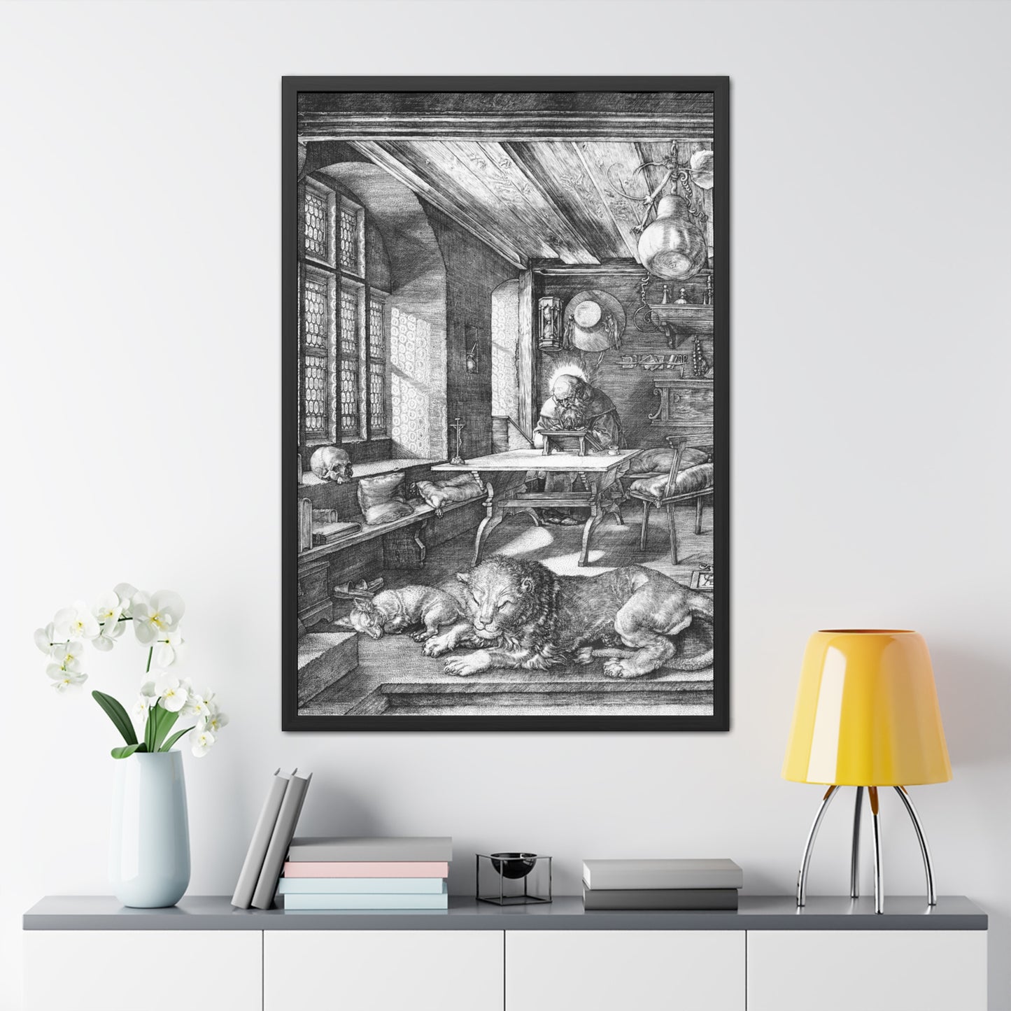 St. Jerome in His Study - Framed Print