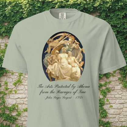 The Arts Protected by Athena from the Ravages of Time - T-Shirt