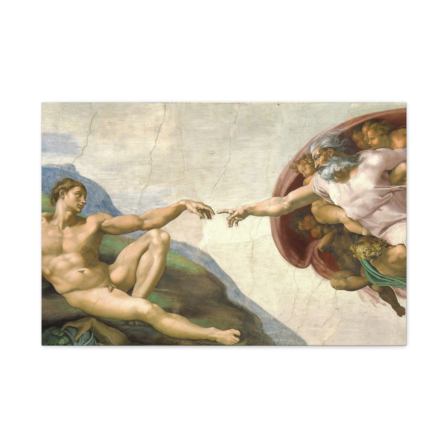 The Creation of Adam - Canvas Wrap