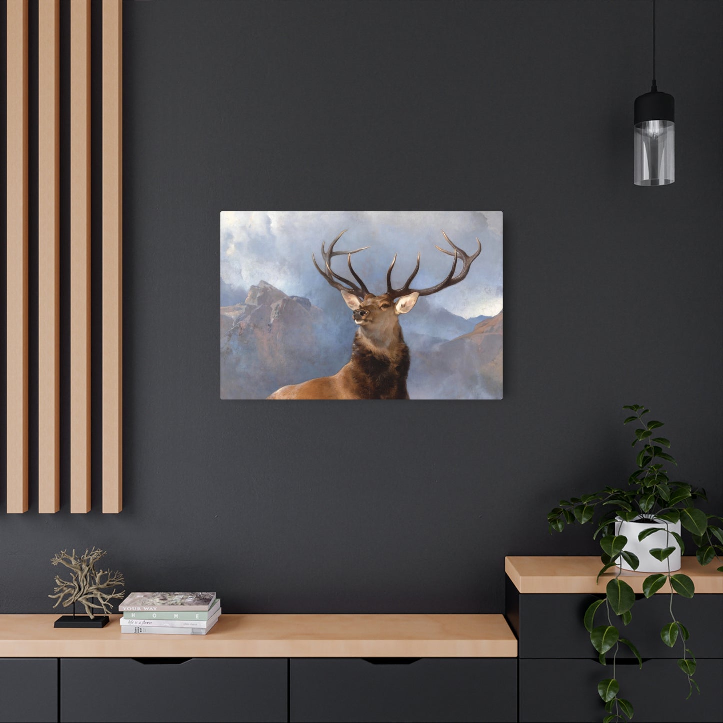 The Monarch of the Glen - Metal Print