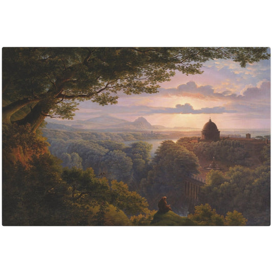 Landscape With Pilgrim - Metal Print