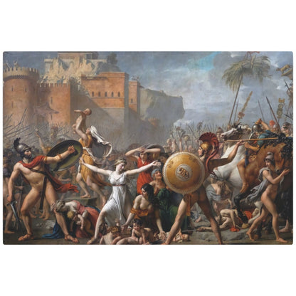 The Intervention of the Sabine Women - Metal Print