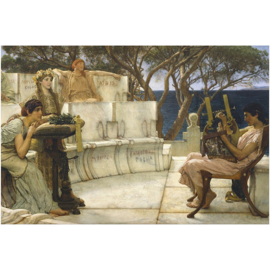 Sappho and Alcaeus - Canvas Wrap
