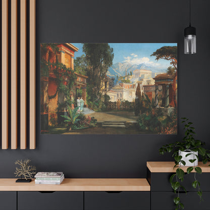 A View of an Ancient City - Canvas Wrap