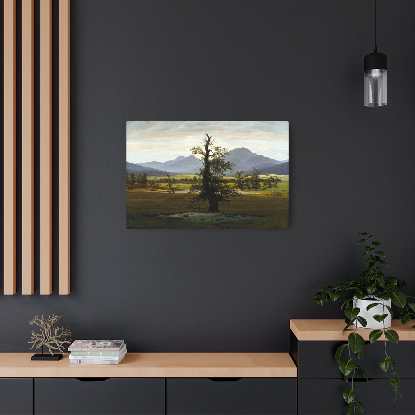 The Lone Tree - Metal Print