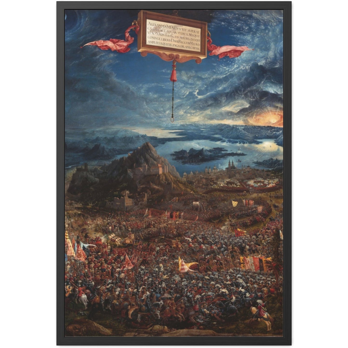 The Battle of Alexander at Issus - Framed Print