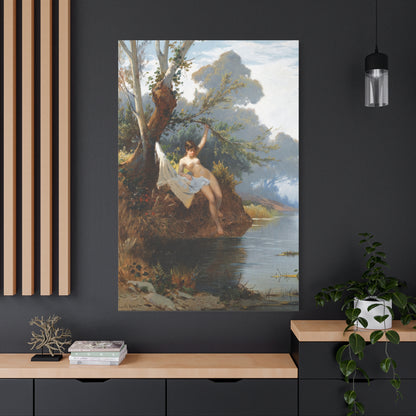 By the Riverbank - Canvas Wrap