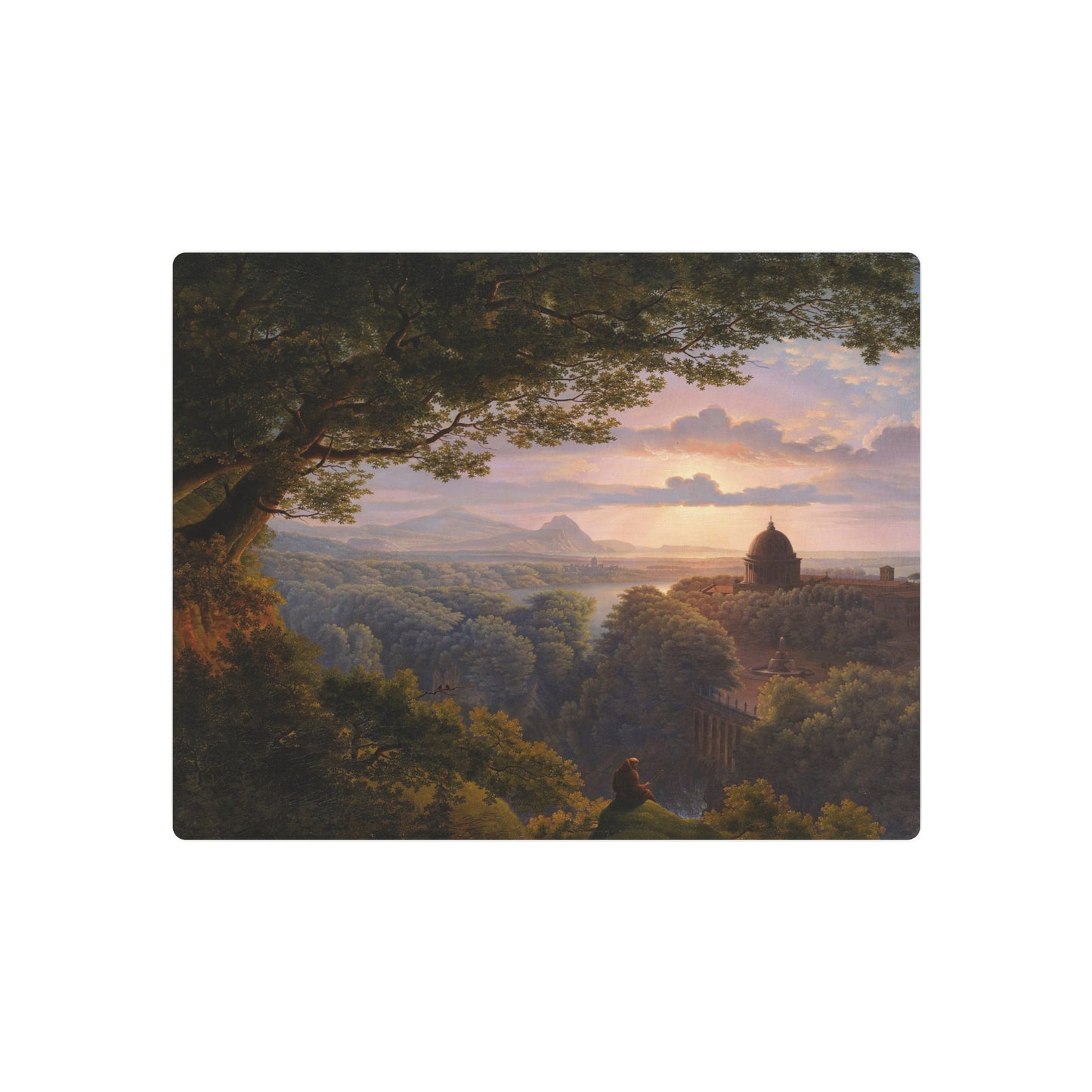 Landscape With Pilgrim - Metal Print