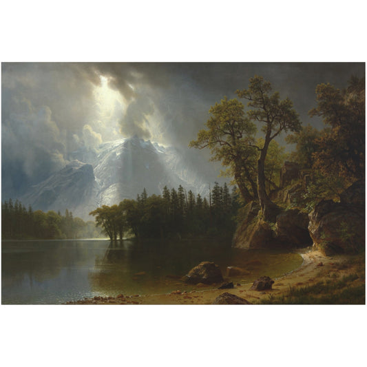 Passing Storm over the Sierra Nevadas - Canvas Wrap