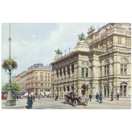 Vienna, Opernring - Metal Print