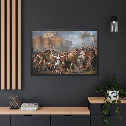 The Intervention of the Sabine Women - Framed Print