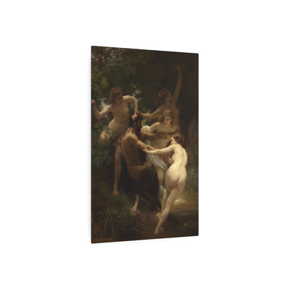 Nymphs and Satyr - Metal Print