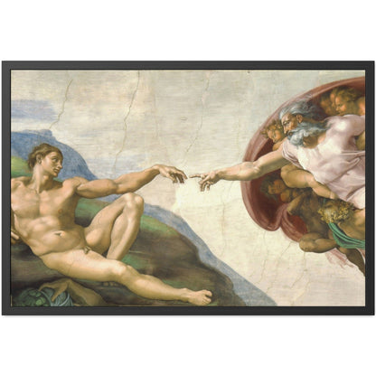 The Creation of Adam - Framed Print