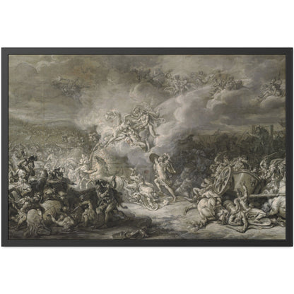 The Combat of Diomedes - Framed Print