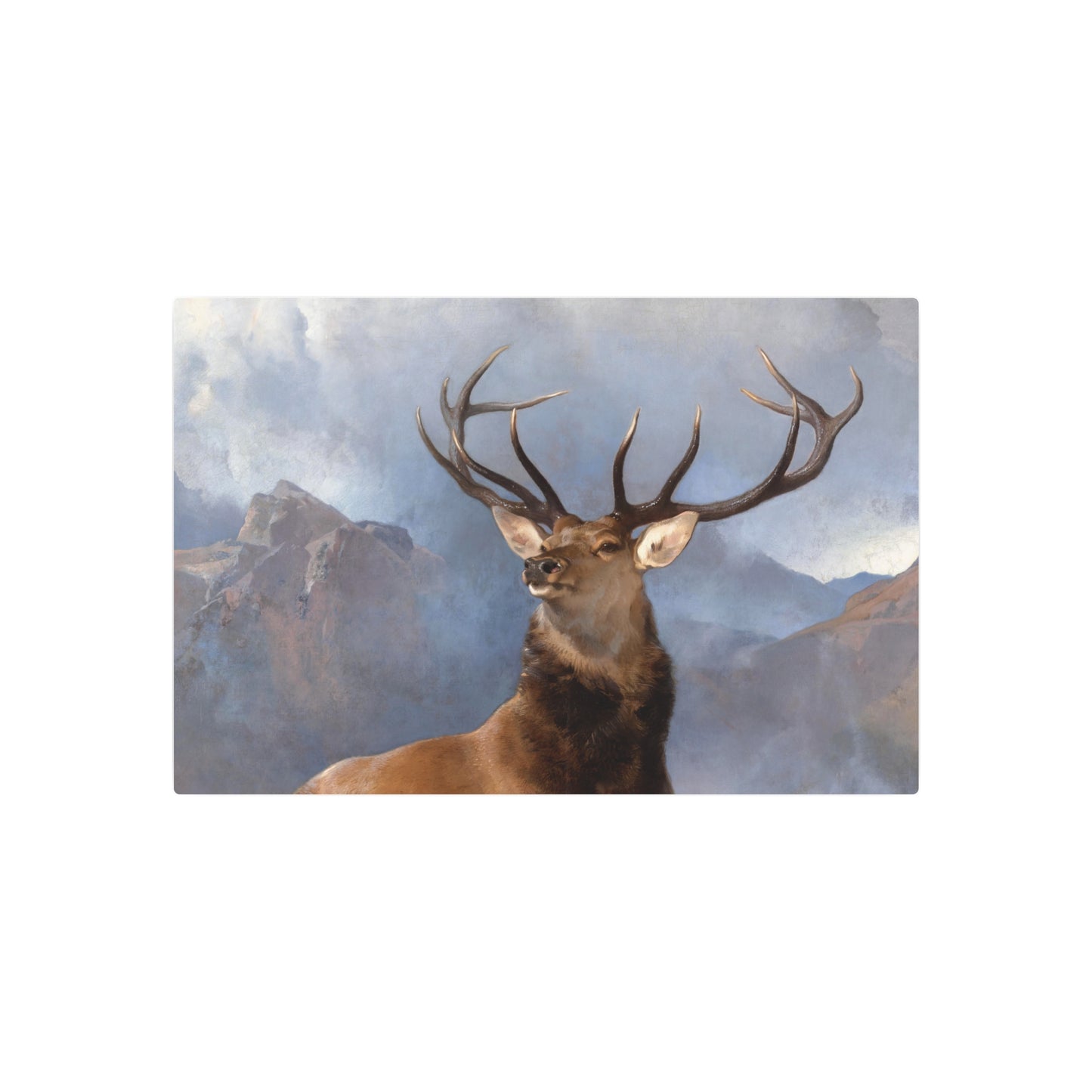 The Monarch of the Glen - Metal Print