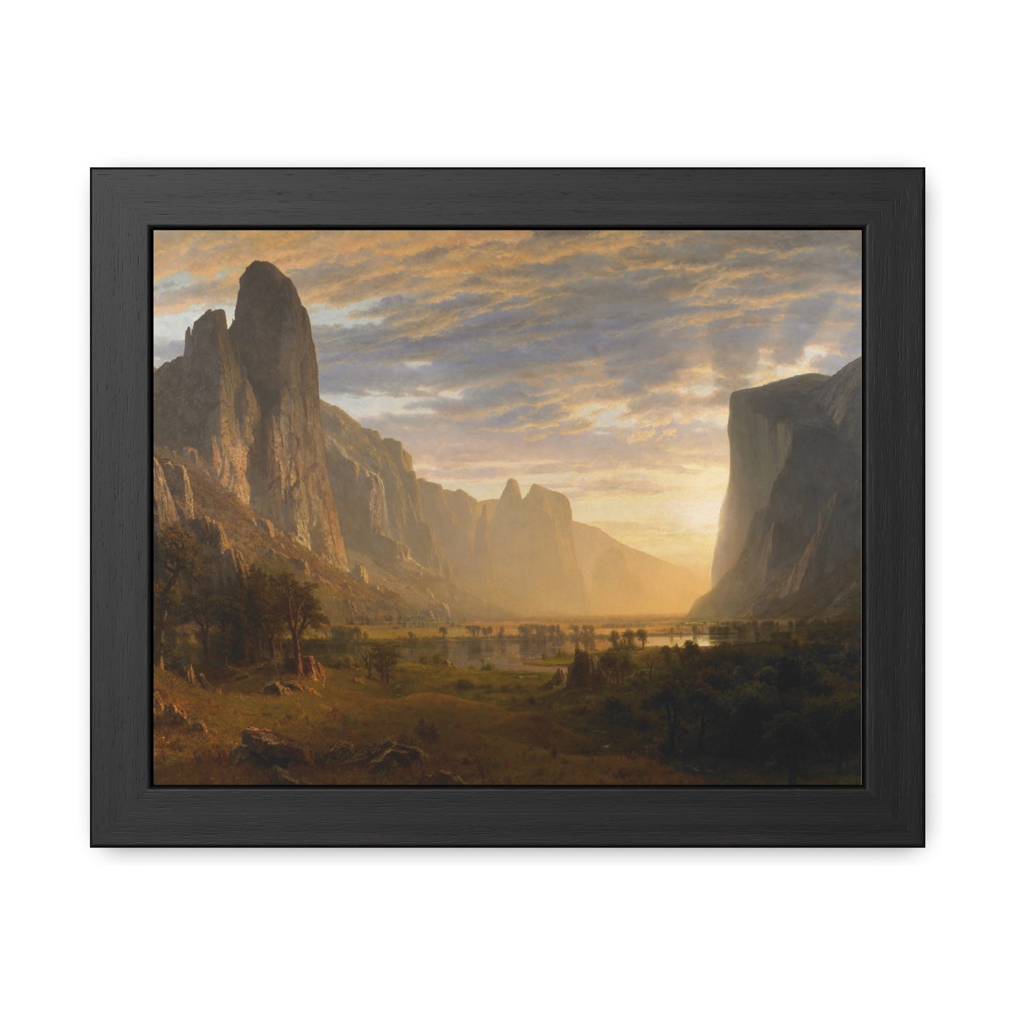 Looking Down Yosemite Valley - Framed Print