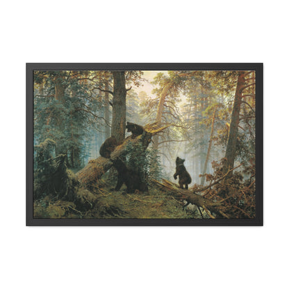 Morning in a Pine Forest - Framed Print