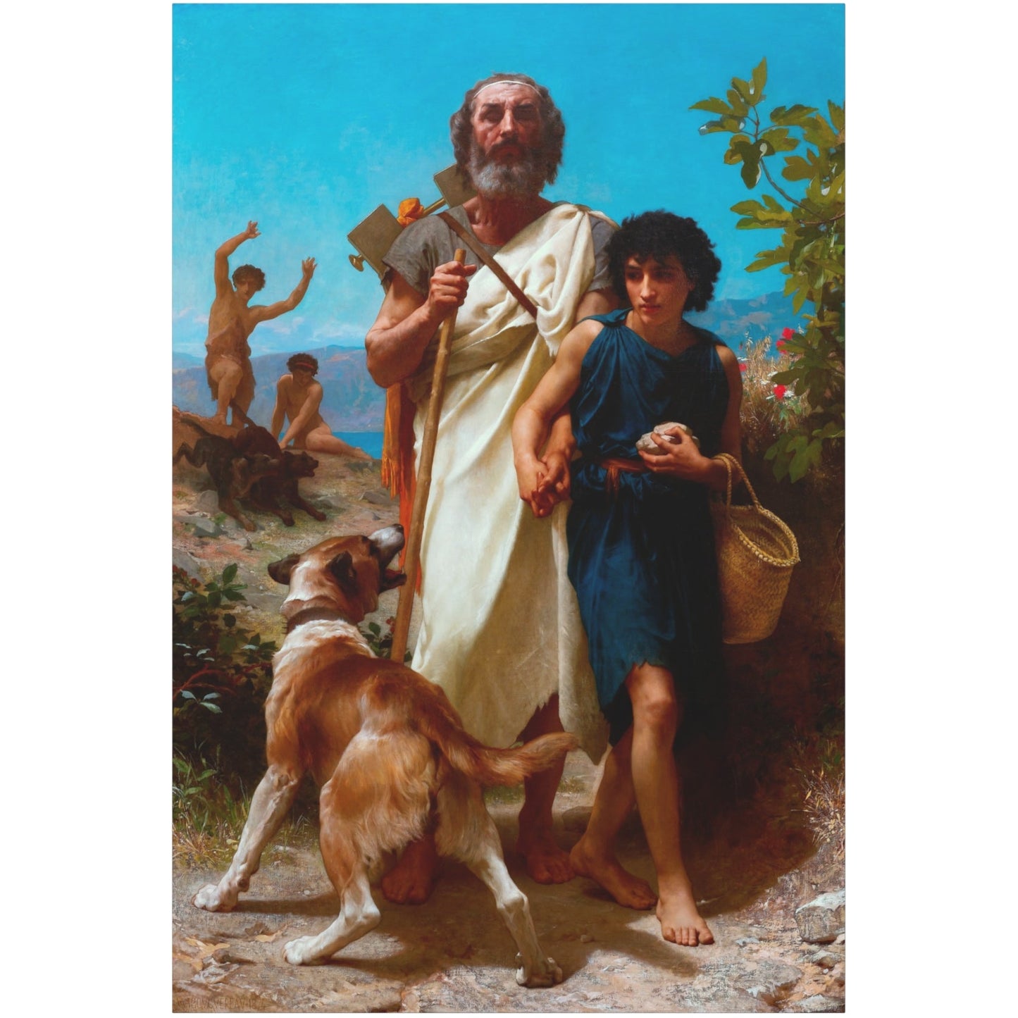 Homer and His Guide - Canvas Wrap