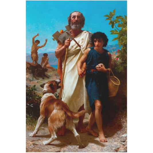 Homer and His Guide - Canvas Wrap