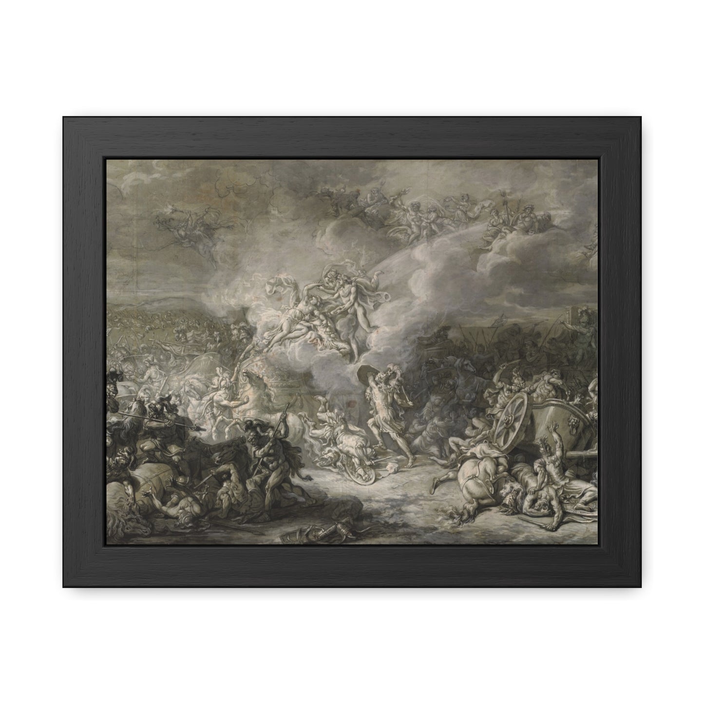 The Combat of Diomedes - Framed Print