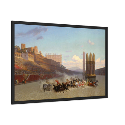 Chariot Race - Framed Print