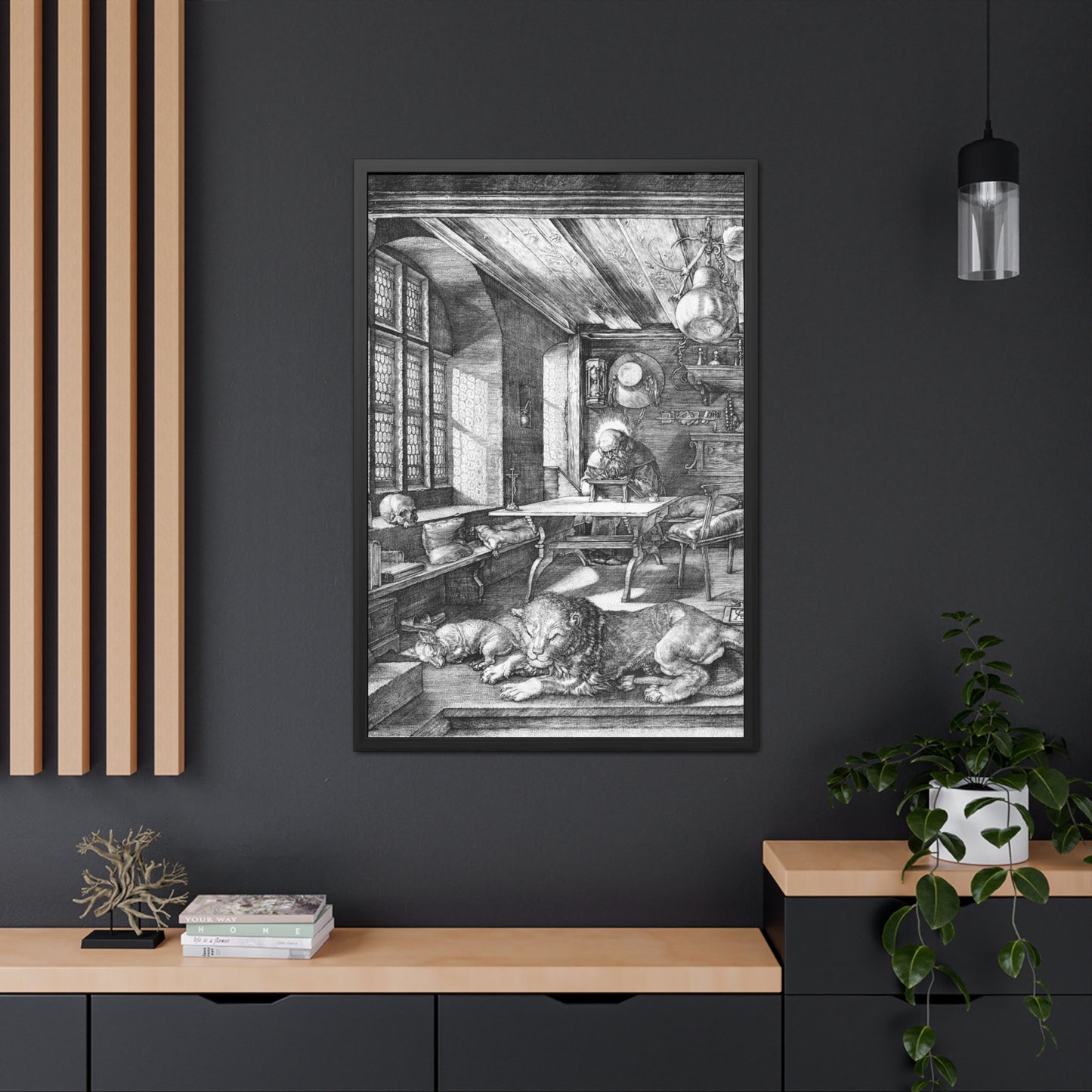 St. Jerome in His Study - Framed Print