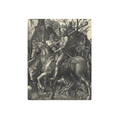 Knight, Death, and the Devil - Metal Print